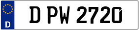 Truck License Plate